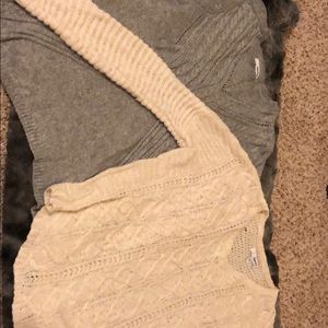 Set of 2 Sonoma cable knit sweaters